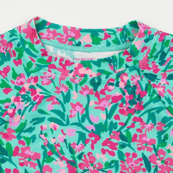 New CREWCUTS Toddler Girls' Rash Guard Swim top 18 - 24 Months - Picture 3 of 4